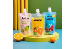 China Custom Liquid Juice Packaging Stand Up Spout Pouches Doypack Bags supplier
