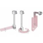 Tubular Element PTFE Over The Side Tank Heater , Immersion Over The Side Heater for sale