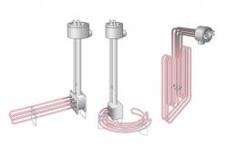 China Tubular Element PTFE Over The Side Tank Heater , Immersion Over The Side Heater supplier