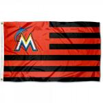 Miami Marlins Americana Nation Flag for sale