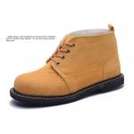 High Top Martin Boots With Tire Bottom Anti-Smashing Steel Toed Suede Leather Welding Safety for sale