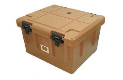 China 110L Insulated Food Transport Containers For Loading Lunch Box With Wheels supplier