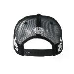 Pyrograph Design Flip Up Brim Trucker Hat , Urban Trucker Snapback Cap 5 Panel