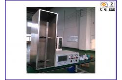 China Flame Propagation Vertical Flammability Tester For Single Cable IEC 60332 En 50086 supplier