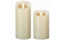 China Flickering Candle Real Wax Flameless LED Candles with Dancing Flame 3 4 5 supplier