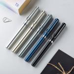 Minimalist Creative Gel Ink Pen Large Capacity Ink Metallic Painted ABS Business Gel Pen for sale