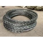 Galvanized Pvc Stainless Steel Concertina Razor Barbed Wire Fencing Wire for sale