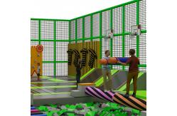 China Ultimate Indoor Fun Exciting Trampoline Park With Adventure Obstacle Course supplier