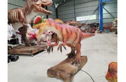 China Life Size Simulation Animatronic Dilophosaurus For Jurassic Park supplier