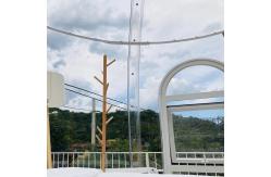 China Weatherproof Clear Bubble Tents With Built-In Lighting System supplier