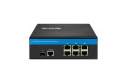 China 6RJ45 Ports Manageable Poe Switch ,  Rugged Network Switch 100m POE Distance supplier