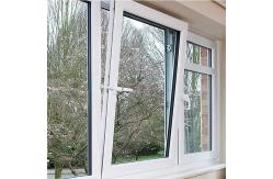 China Customized UPVC Tilt And Turn Window Double Glazed For Commercial And Residential supplier