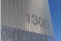 China Building Stainless Steel Woven Wire Mesh , Architectural Mesh Facade Anti Rust supplier