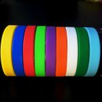 Customized Silicone Wristbands Festival For Advertising Silicone Bracelet Promotional Business Event Wristbands