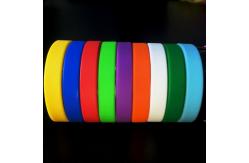 China Customized Silicone Wristbands Festival For Advertising Silicone Bracelet Promotional Business Event Wristbands supplier
