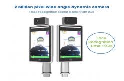 China All In One Face Recognition Temperature Measurement Terminal Body Temperature Kiosk IP67 supplier