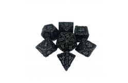 China White Tree Vine Metal Multi Face Dice Set Desktop Game#Dnd#Rpg#Coc supplier