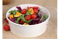 China 85oz 170oz Flexo Printing Paper Bucket For Fried Chicken Salad supplier