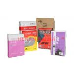 Flat Mouth Industrial Paper Bags Large Capacity 50cm*30cm*16cm  White Or Wood Color for sale