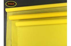 China Polyester / Malla Serigrafia Screen Printing Fabric Mesh Yellow Silk Printing Mesh supplier