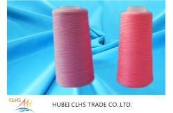 China High Strength Ring Twist Dyed Polyester Yarn Smooth Surface Well Sewing Performance supplier
