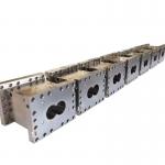 Parallel Twin Screw Plastic Extruder High Wear-Resistance And Corrosion-Resistance Screw Elements And Customized Barrel for sale