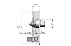 China Folding Compression Toolbox Locks And Latches Electronic Truck Cabinet Door Lock supplier