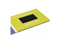 China Digital 4.3 Video Brochure , LCD Screen Video Greeting Card 512MB Memory supplier