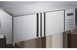 China 240V 2 Door Undercounter Freezer 350L Multiple Function Stable Operation supplier