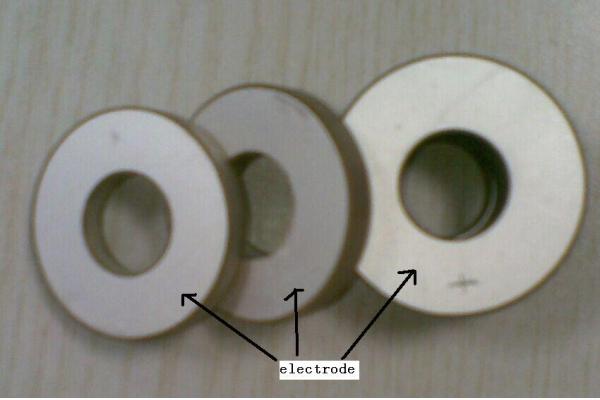 Piezo Electric Ceramic , 25 / 1.2 PZT 5 Piezoelectric Ceramic Discs underwater transmitting