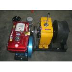 Fast 4T Pulling Force Diesel Powered Winch / Cable Pulling Equipment Liting / Hoist for sale