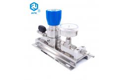 China 3000 Psig Changeover Manifold Applied To Gas Pipeline Terminal With FCTFE Seat supplier