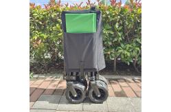 China Foldable Picnic Camping Cart Portable Storage Beach Trolley Collapsible Folding Wagon supplier