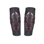 Black Mountain Biking Protective Gear Four Pack Pad Set Black With Red Lining for sale