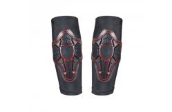 China Black Mountain Biking Protective Gear Four Pack Pad Set Black With Red Lining supplier