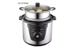 China 5 Quart Electric Pressure Cooker , Electronic High Pressure Cooker Knob Switch Control supplier