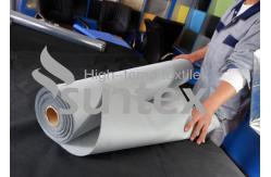 China PU coated fiberglass fabric ventilation duct heat insulation welding protection flame retardant supplier