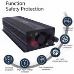 1200W Portable Power Inverter 12V/24V DC to 110V/220V AC for Camping Emergencies Prue Sine Wave for sale
