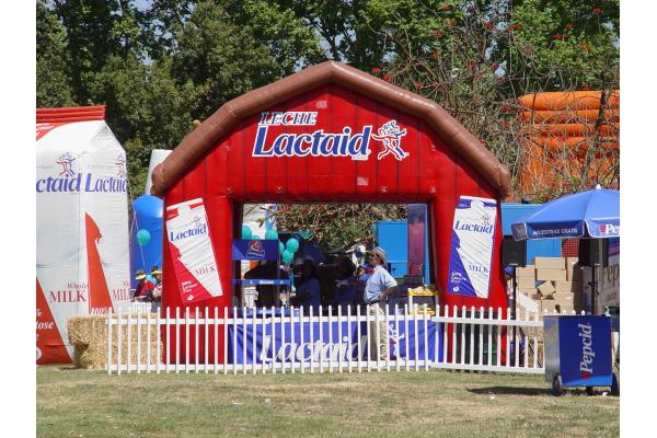 Lactaid Inflatable Booth Advertising Inflatables Water And Fire Proof