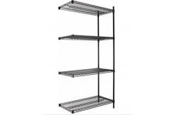 China Adjustable Chrome  Industrial Wire Shelving With 4 Shelves Garage NSF Approval supplier