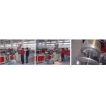 PVC Hot Cutting Granule Twin Screw Extruder , Plastic Pellet Extrusion Machinery for sale