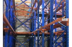 China Metal Storage Drive In Warehouse Racking , Drive Through Pallet Rack System supplier