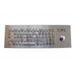 IP67 Waterproof Panel Mount Keyboard Mechanical With 38mm Trackball for sale