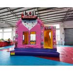 Kids Pink Jumping Combos Inflatable Bounce House For Hotel for sale