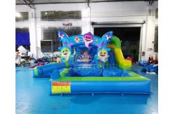 China ROHS Jumping Inflatable Bouncer Slide Pool For Festival Activity supplier