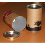 Custom 124# Flat Smooth Strech Metal Tin Can Lid for Paper Tube