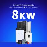 Solar Energy System Full Complete Package 5kw 8kw 10kw 10 Kw Hybrid Off Grid Kit For Home With Lithium Ion Battery for sale