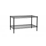 Hospital Industrial Wire Shelving , Pharmacy Storage Racks With 2 Tier Shelves for sale