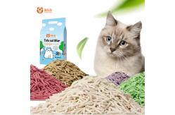 China Flushable Toilet Tofu Cat Litter Quick Clumping Odor Control Kitty Litter supplier