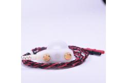 China White Twist HandHeld Fixed Stimulating Electrode With Standard 1 Pin DIN supplier